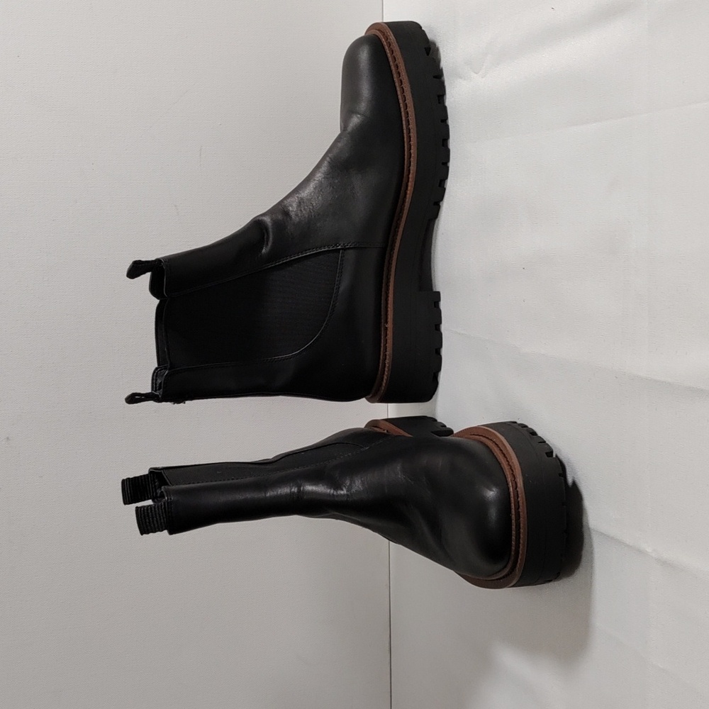 02400 Sam Edelman black Waterproof leather Laguna boots 9